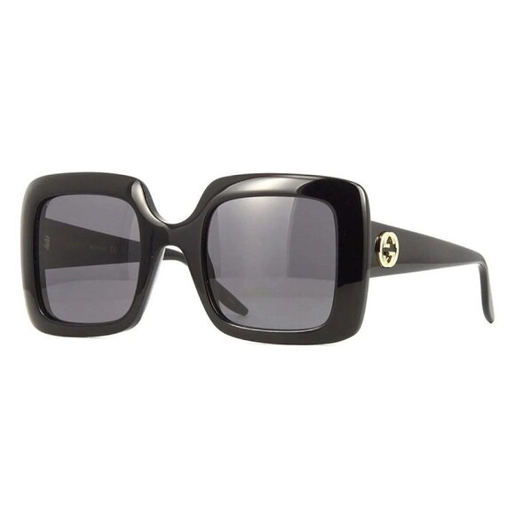 NEW GUCCI SUNGLASSES BLACK/GRAY WOMEN EYEWEAR GUCCI